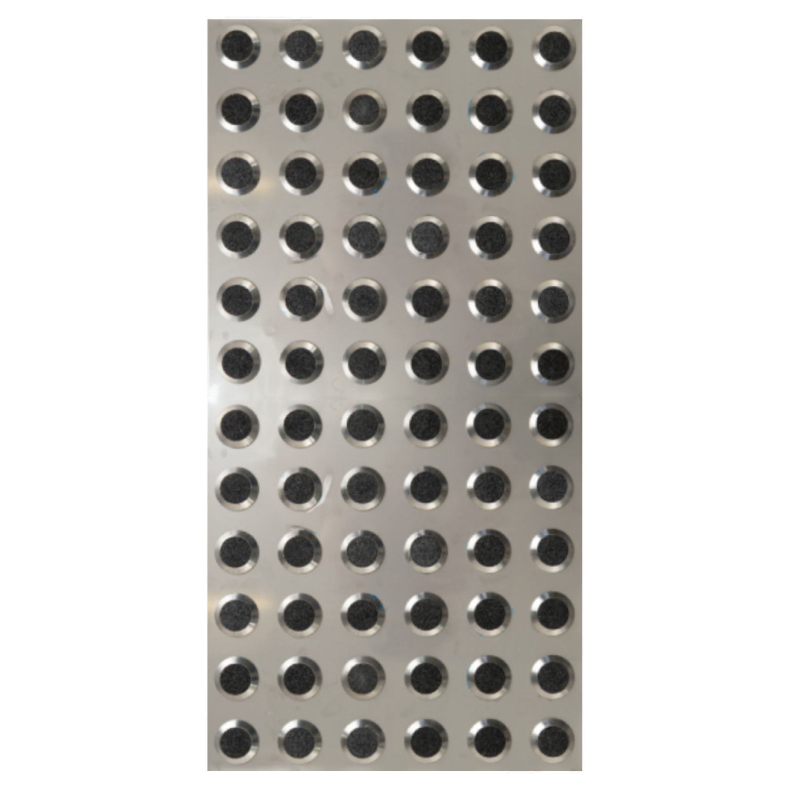 Duratac Tactile Plate Stainless Steel - Carborundum Insert